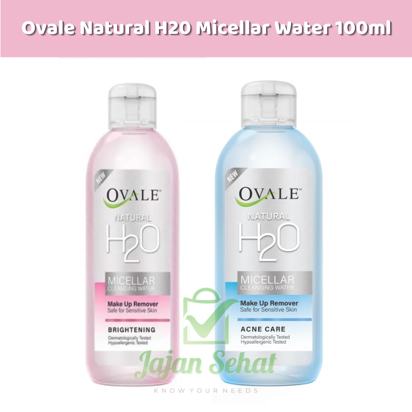 Ovale Natural H20 Micellar Water 100ml