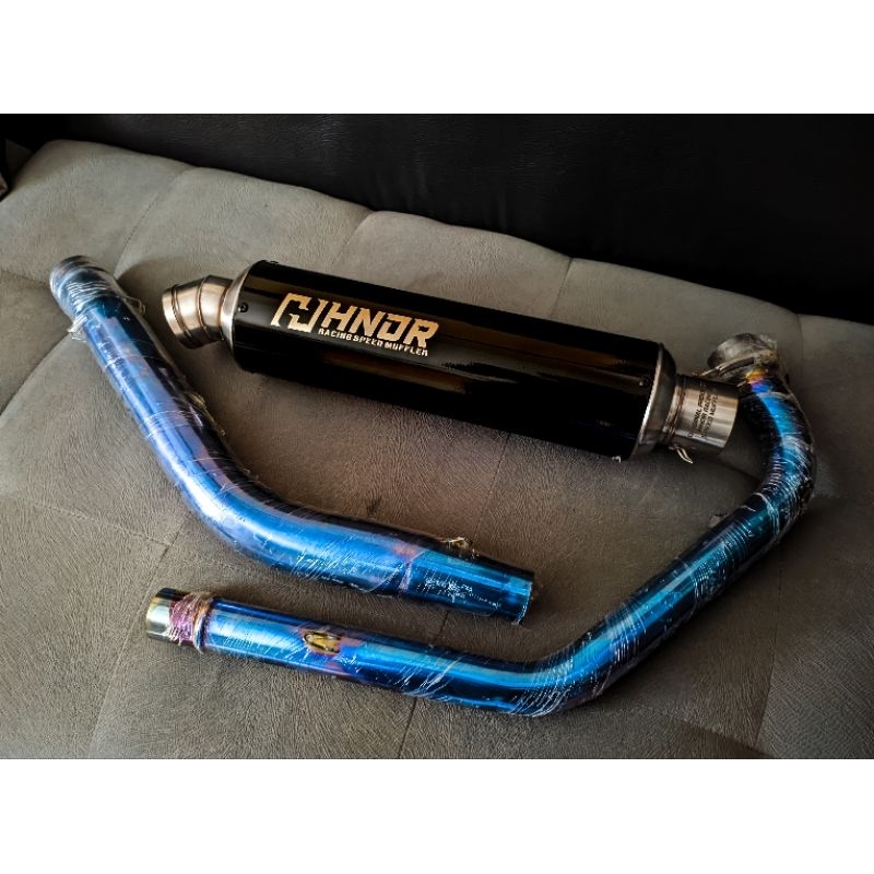 Fullsystem Knalpot HNDR RACING Type SV1 GSX150, R15, CBR150,VIXION