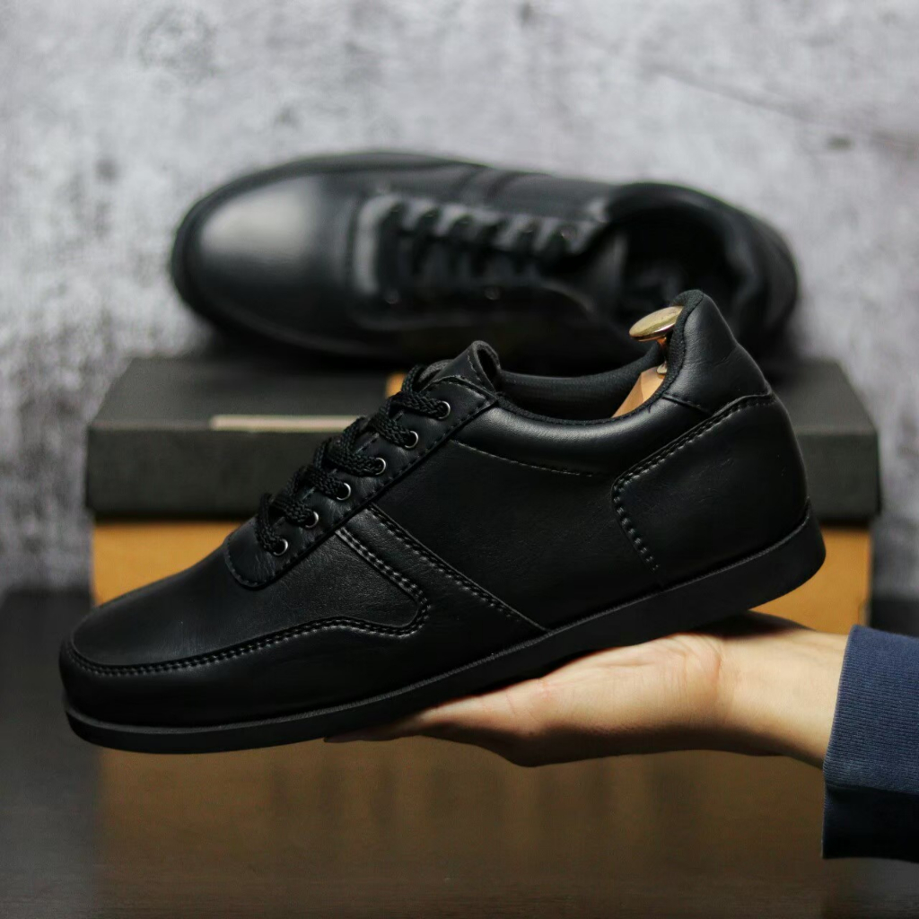 ROVER!!Sepatu Pansus Pria Model polos Kulit Asli Mocasin Slip On Pria Trendy Santai Nongkrong Main