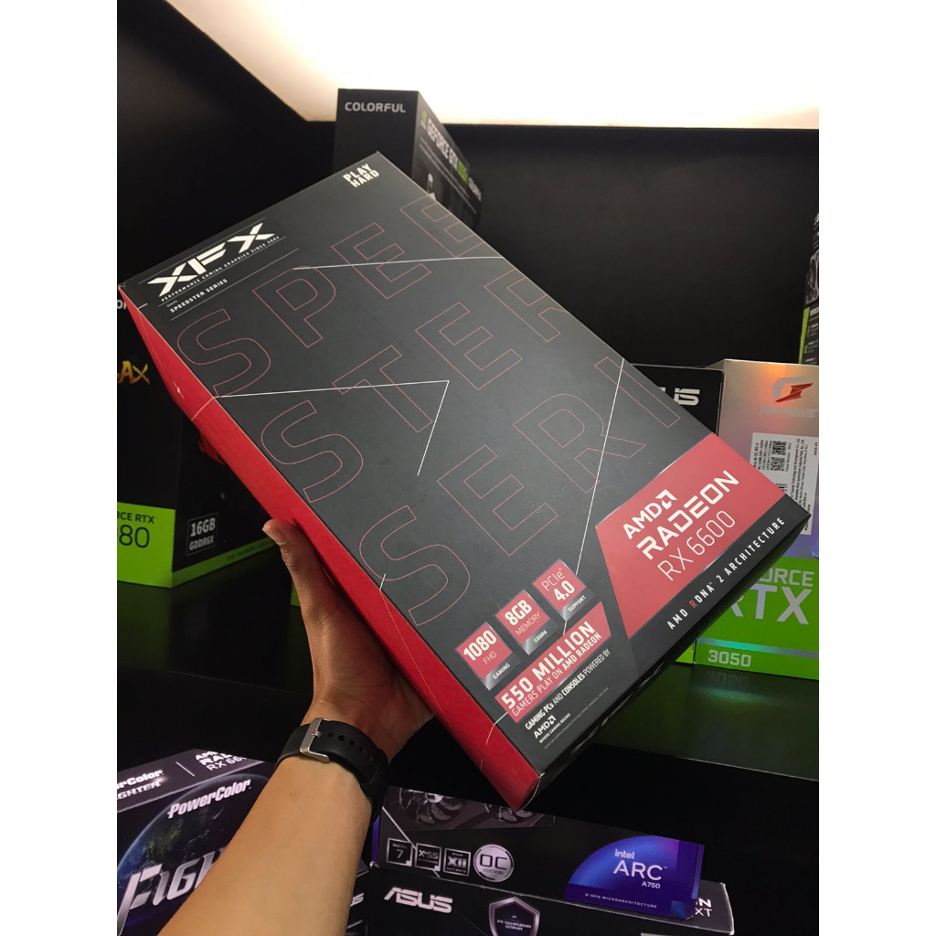 VGA XFX SWFT 210 AMD RADEON RX 6600 8GB GDDR6 | RX6600 8GB GDDR6