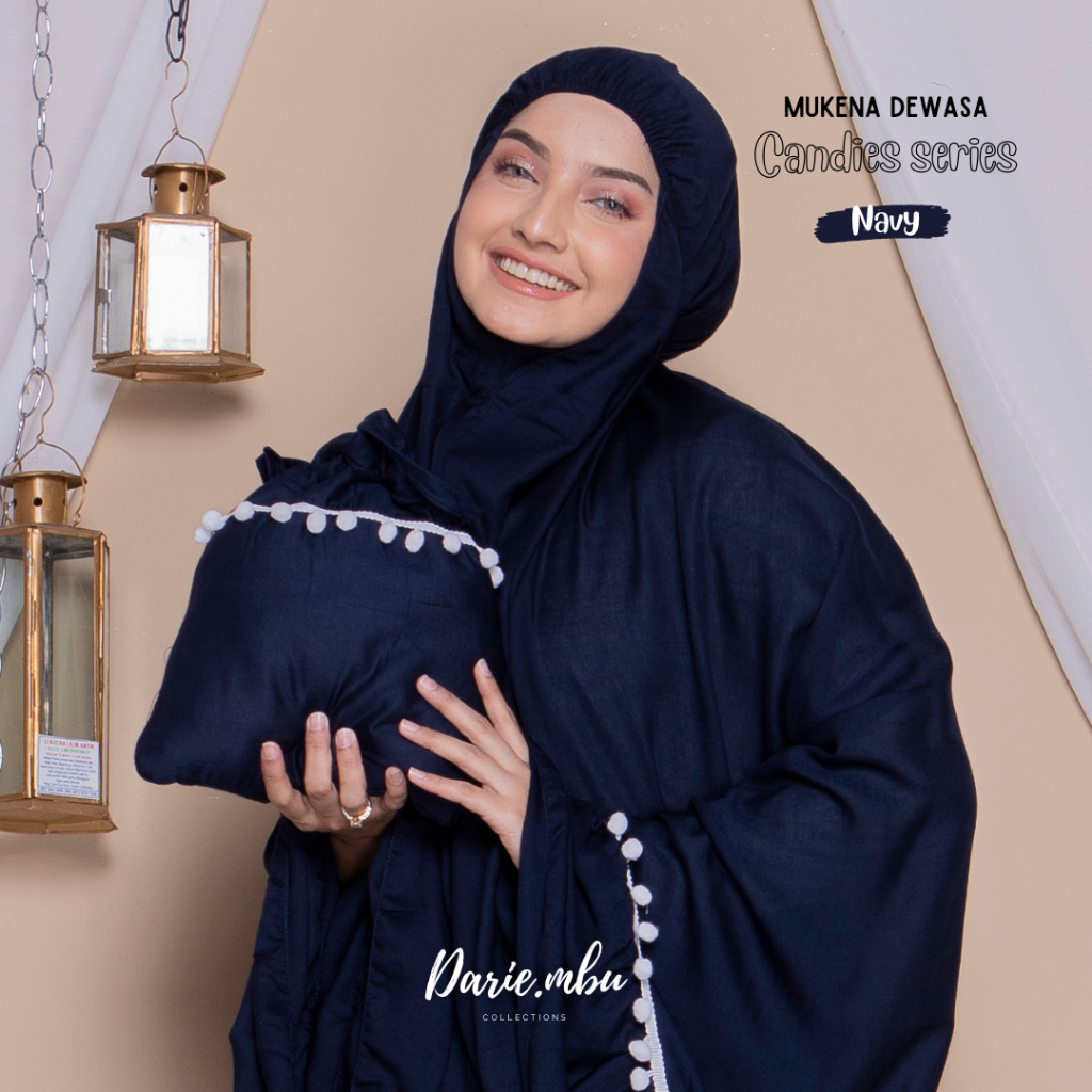 MUKEN TRAVELING A DEWASA RAYON PREMIUM CANDIES SERIES DENGAN RENDA POMPOM