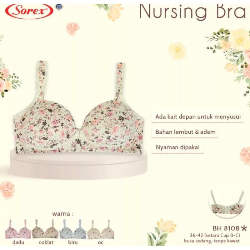 Sorex Bra Hamil Menyusui kancing depan