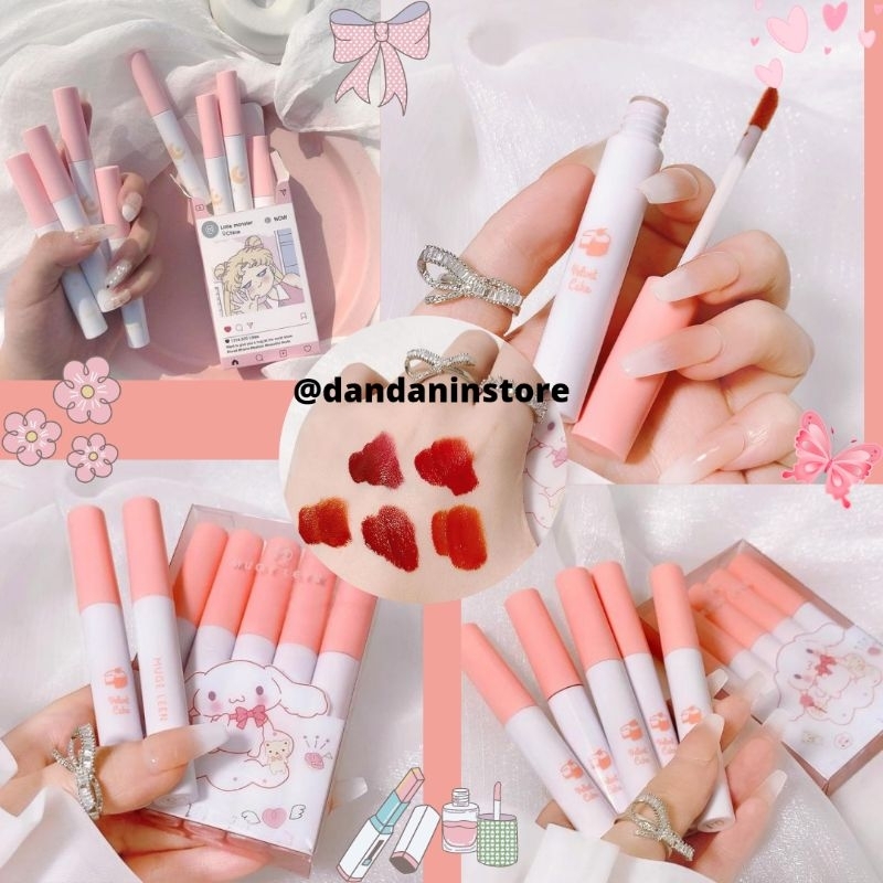 Set Makeup Lameila Murah Paket Kosmetik Lengkap 11in1 Make up Maybelline Lipstik 1 box isi 5 Lip Gloss