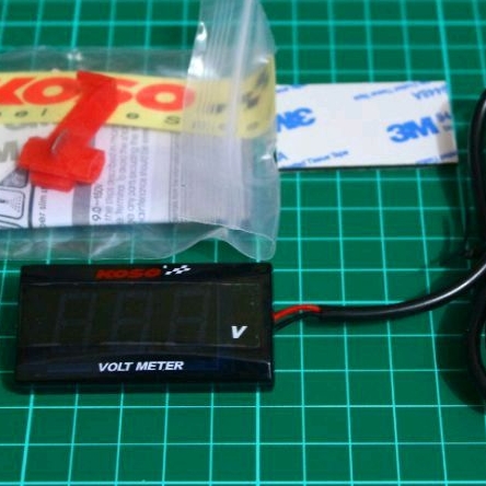 Voltmeter Koso universal semua motor