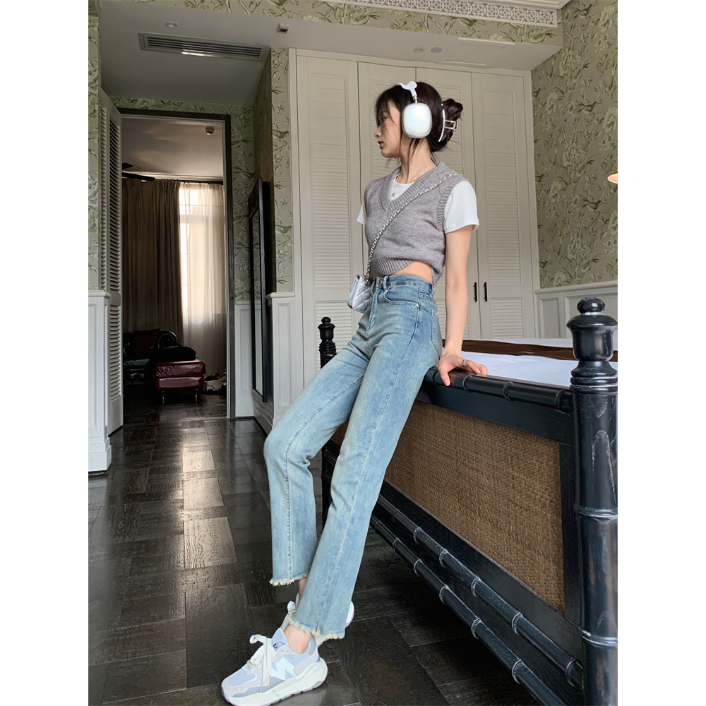 Celana Jeans Celana High Waist Wanita Skinny Jeans Korea Style Boyfriend Premium Import Jeans Stretch Wanita