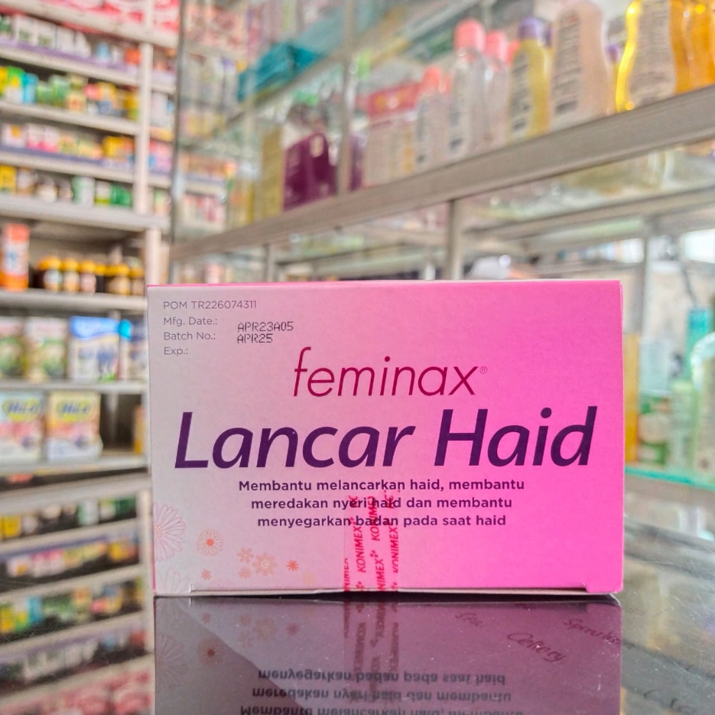 FEMINAX LANCAR HAID 1 SACH @15ML obat pereda nyeri haid feminax