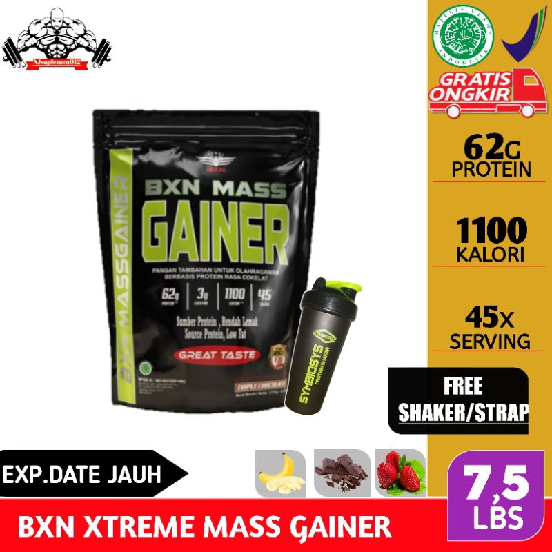 BXN XTREME MASS GAINER 6 LBS EXTRA 1,5 LBS BXN GAINER 7, 5 LBS BPOM HALAL