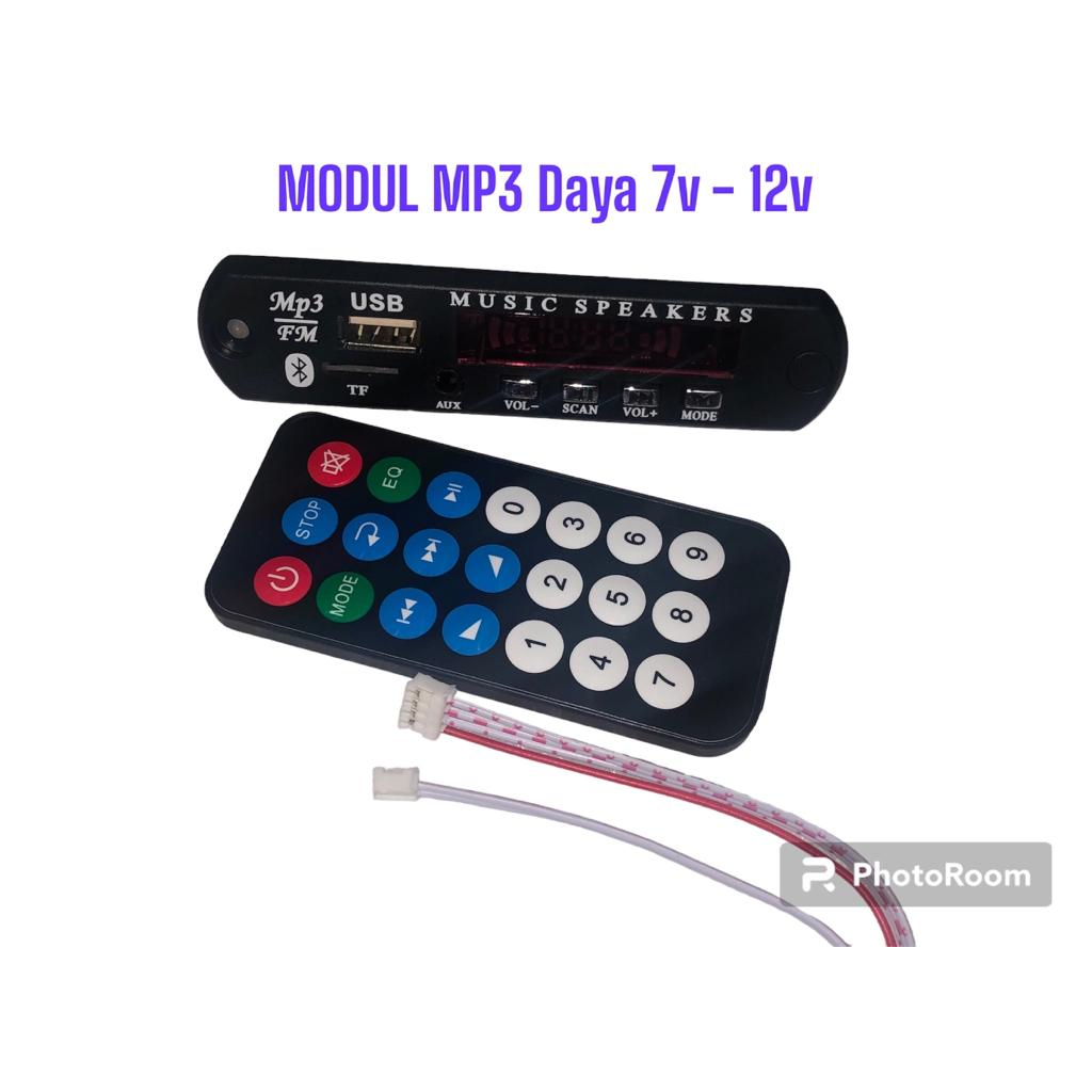 Modul MP3 FM RADIO KIT MODUL MP3 BLUETOOTH 7-12 Volt 5.0 stereo