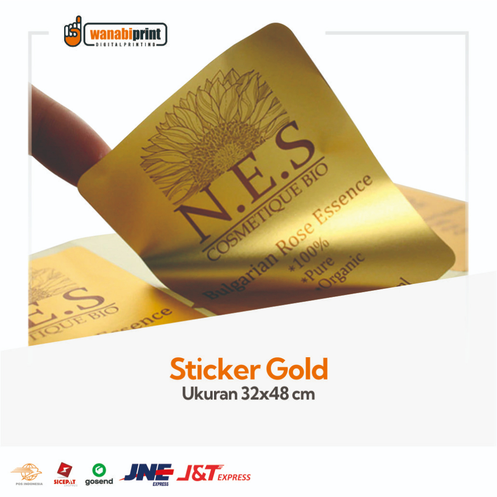 

Stiker Sticker Gold Silver Warna Cutting Lintec Camel Glossy Foil Kiss Cut Metalik Hologram Uk. A3+