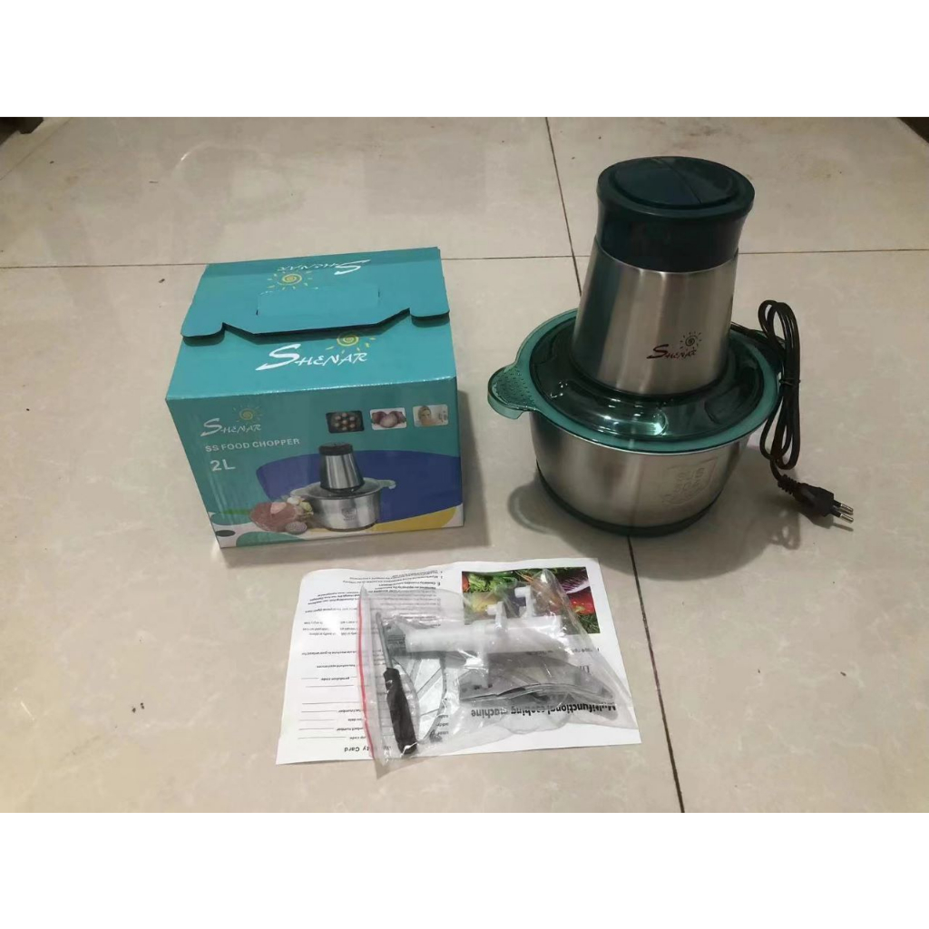 TERBARU-BLENDER CAPSULE CUTTER ELEKTRIK MEAT GRINDER FOOD PROCESOR/BLENDER KAPSUL 2L