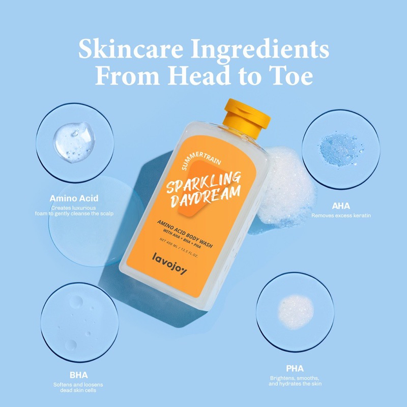Body Wash Anti Acne || Lavojoy Sparkling Daydream Body Wash Summertrain
