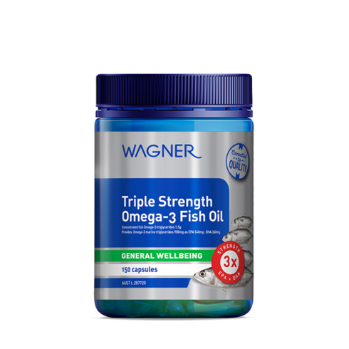 Wagner Triple Strength Omega-3 Fish Oil 150 Capsules