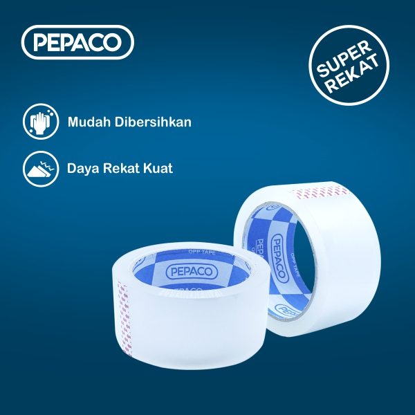 

PEPACO OPP TAPE, LAKBAN BENING, 2 INCH X 90 YARD, 2 ROLL