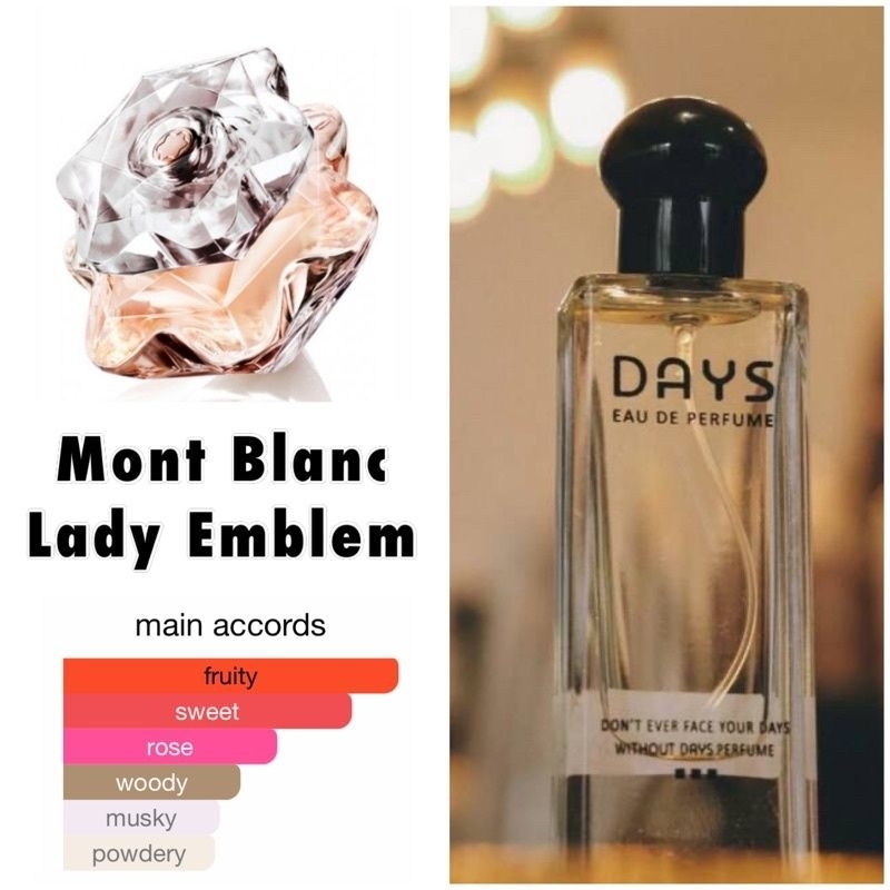 DAYS PARFUME inspired by Monc Blanc Lady Emblem