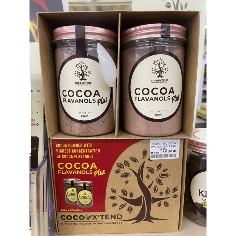 Cocoax’tend Cocoa Flavanols Plus No Sugar Asli Biji Kakao