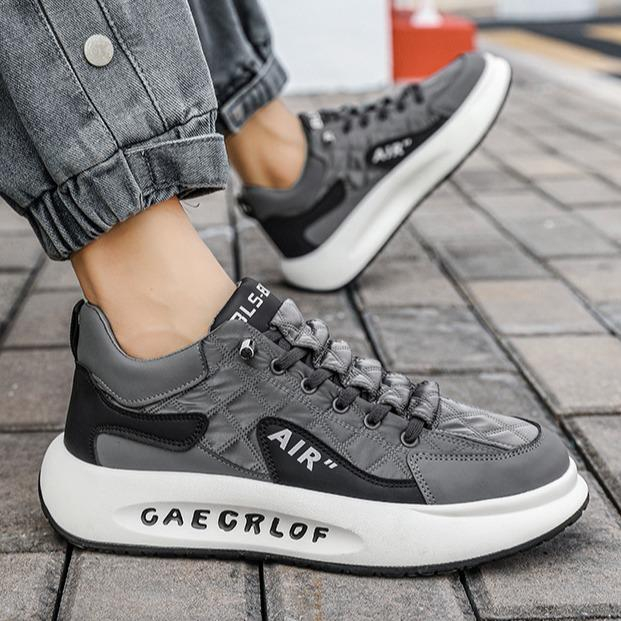 SANGCAKRA COD- Sepatu Pria David New Model Terbaru 2023 Non-slip All-match Anti Licin Gaya Inggris Low Top Sneakers Trendi Versi Korea Kets Olahraga Jogging Jalan Santai Bahan Mesh Bernapas Nyaman Dipakai Bahan Kanvas Kulit Premium Tahan Air  SP-14