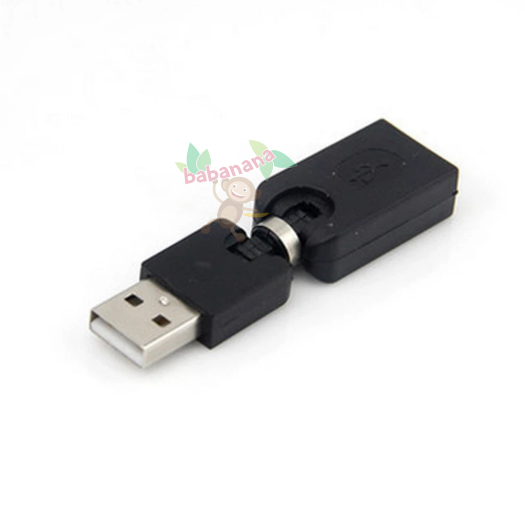 USB 2.0 ROTATING 360 DEGREE ADAPTER CONVERTER FLEXIBLE PUTAR