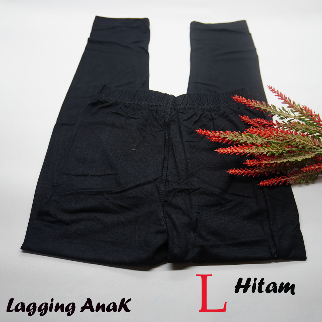 Celana Legging Anak Panjang Bahan Kaos Rayon Super Umur 4-8Tahun