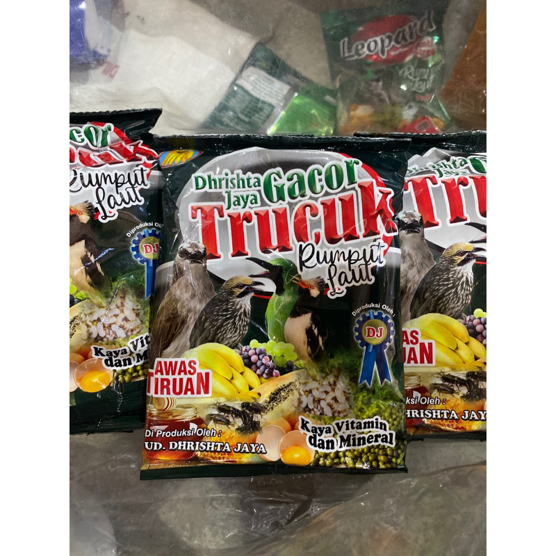 PAKAN BURUNG VOER GACOR TRUCUK RUMPUT LAUT VOER IJO TRUCUK PAKAN BURUNG TRUCUK PELLET TRUCUK VOER TR