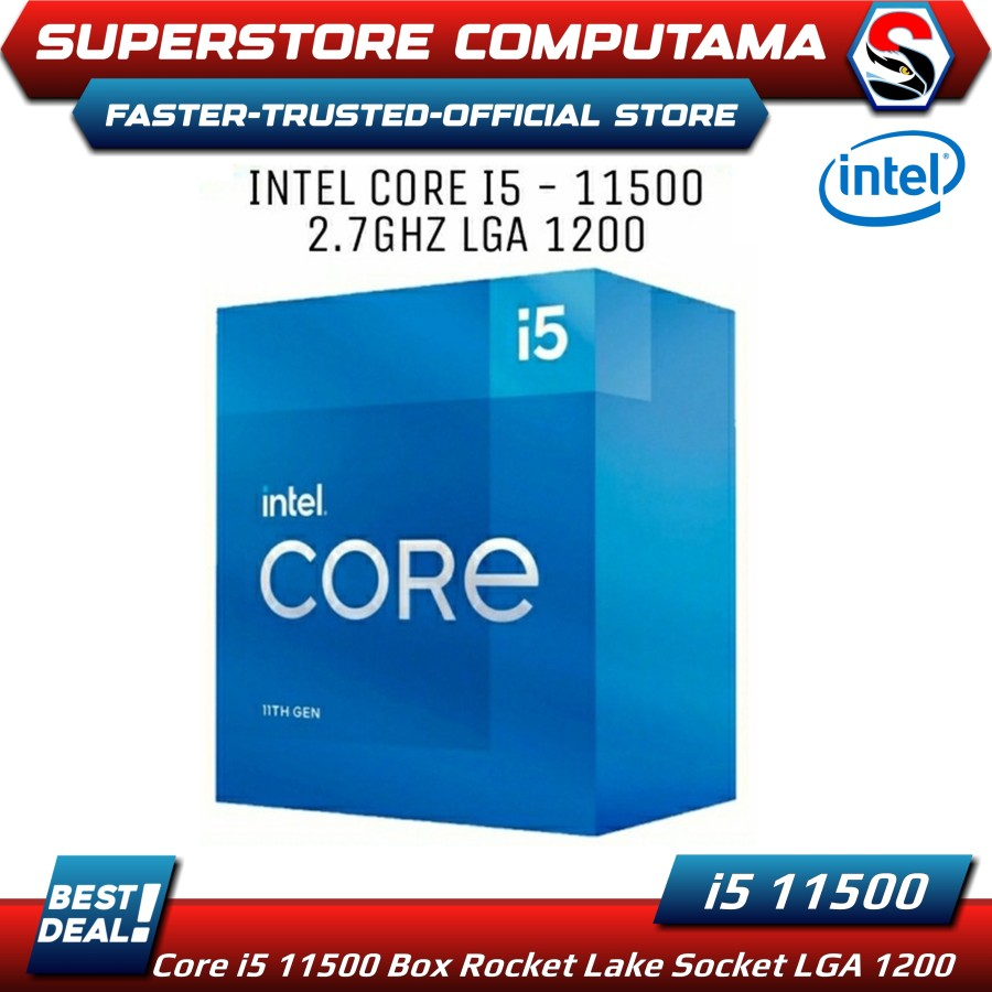 Processor Intel Core i5 11500 Box Rocket Lake Socket LGA 1200