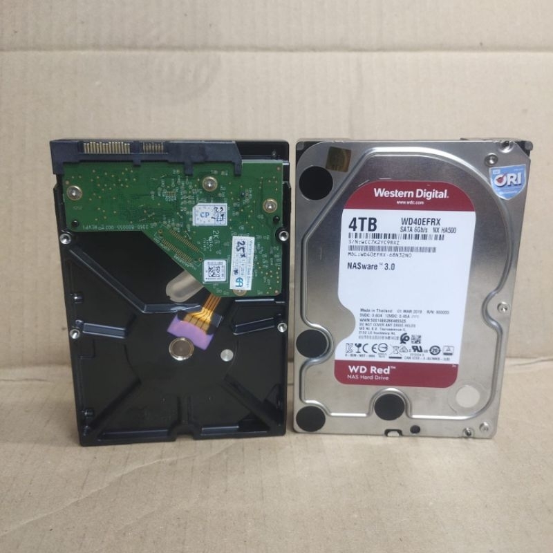 READY HDD 4 TB WD RED CENTINEL 100/100 LIK NEW BERGARANSI