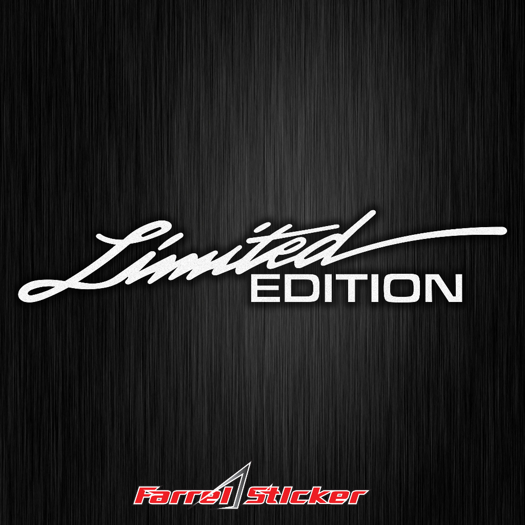 Sticker Limited Edition stiker motor mobil 15 cm
