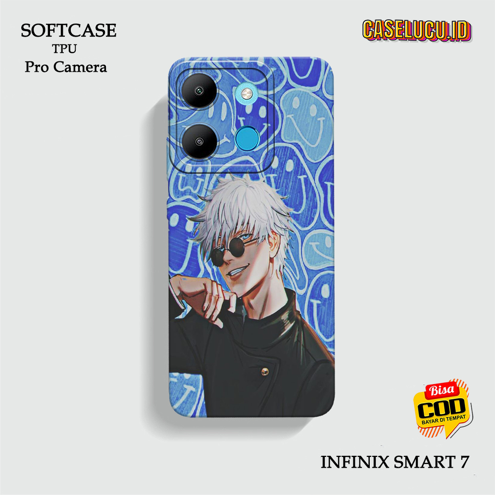 Case Hp Infinix Smart 7 2023 - Softcase Infinix Smart 7 Terbaru - Fashion Case Anime - Casing Infinix Smart 7 - Kesing Infinix Smart 7 - Silikon Infinix Smart 7 - Case Lucu - Hardcase - Mika Hp - Aksesoris Handphone - Motif Cewe / Cowo - Bisa COD
