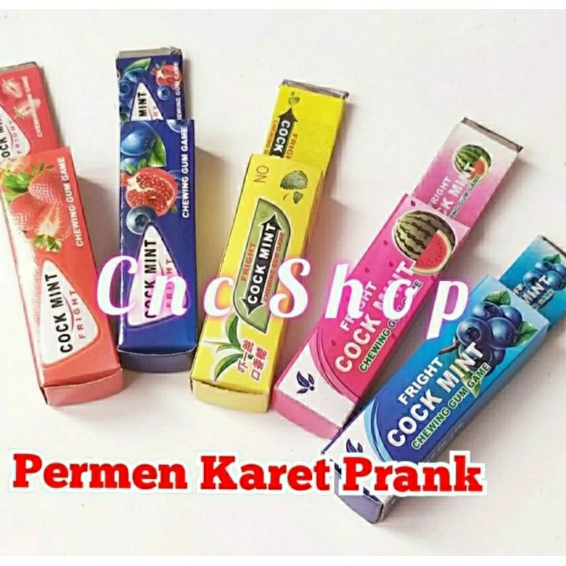 Permen Karet Jebakan Prank Kecoa Tikus dll Mainan Anak Jadul Iseng Murah