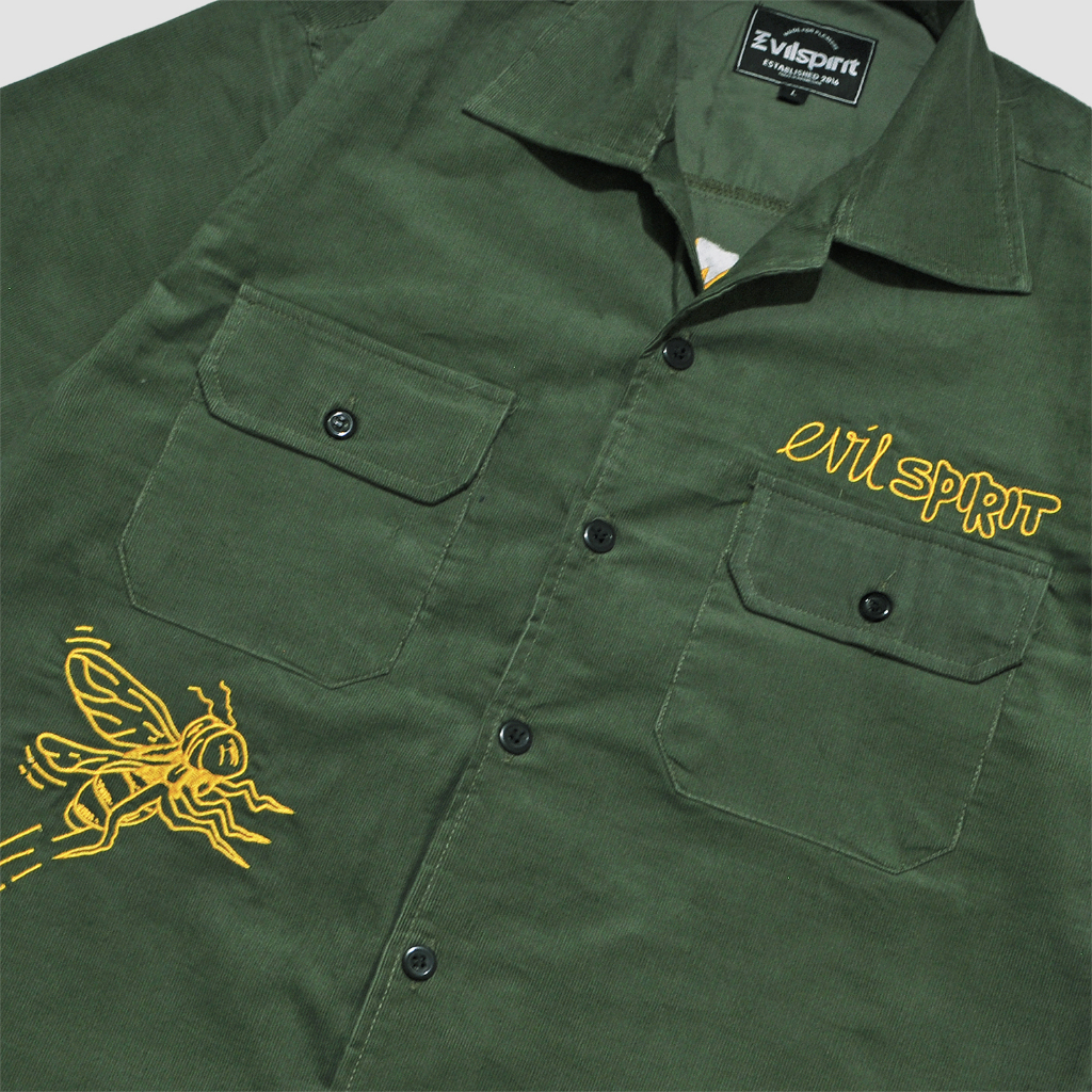 EVILSPIRIT KEMEJA - SHEFIRA GREEN UNISEX