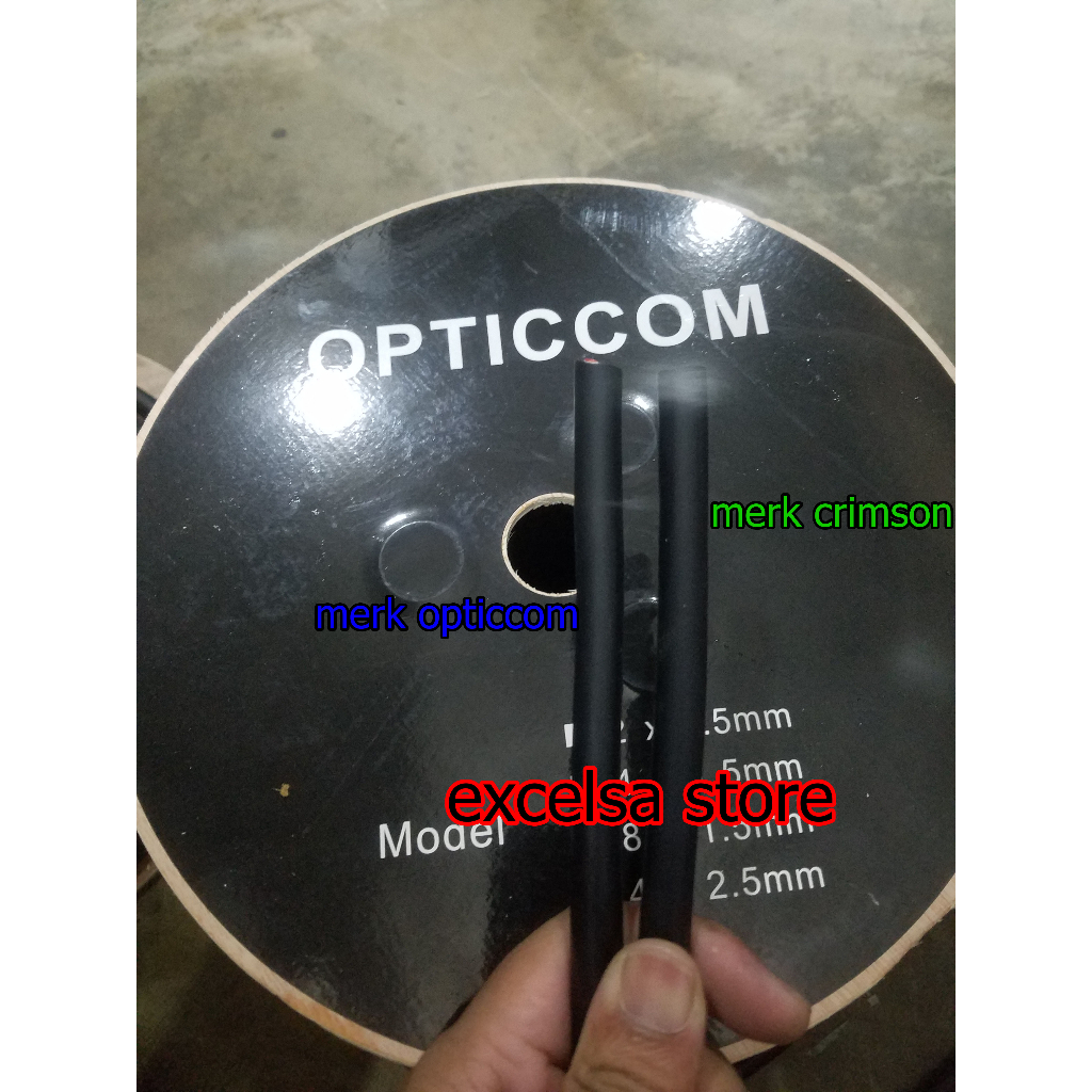 CRIMSON 4x2,5 kabel speaker / sepiker serabut audio 4*2,5 / 4x2.5/4 2.5 2,5 hitam ecer permeter