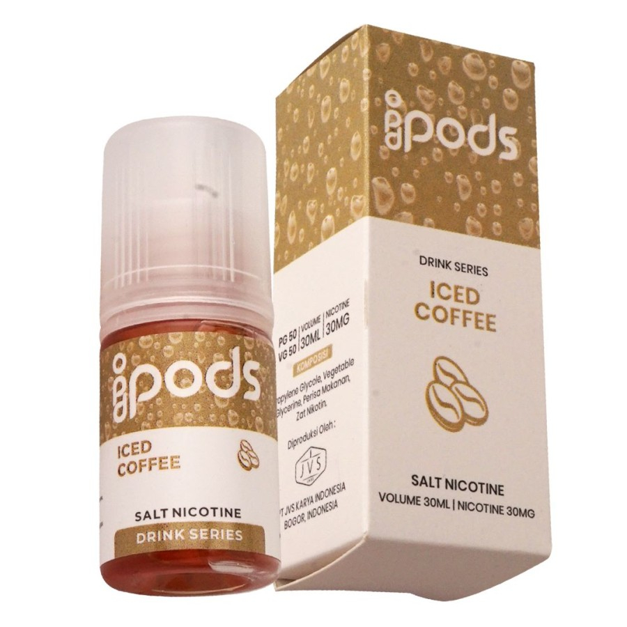 idPods Iced Coffee Salt Nic 30ML by Raffi Ahmad x JVS