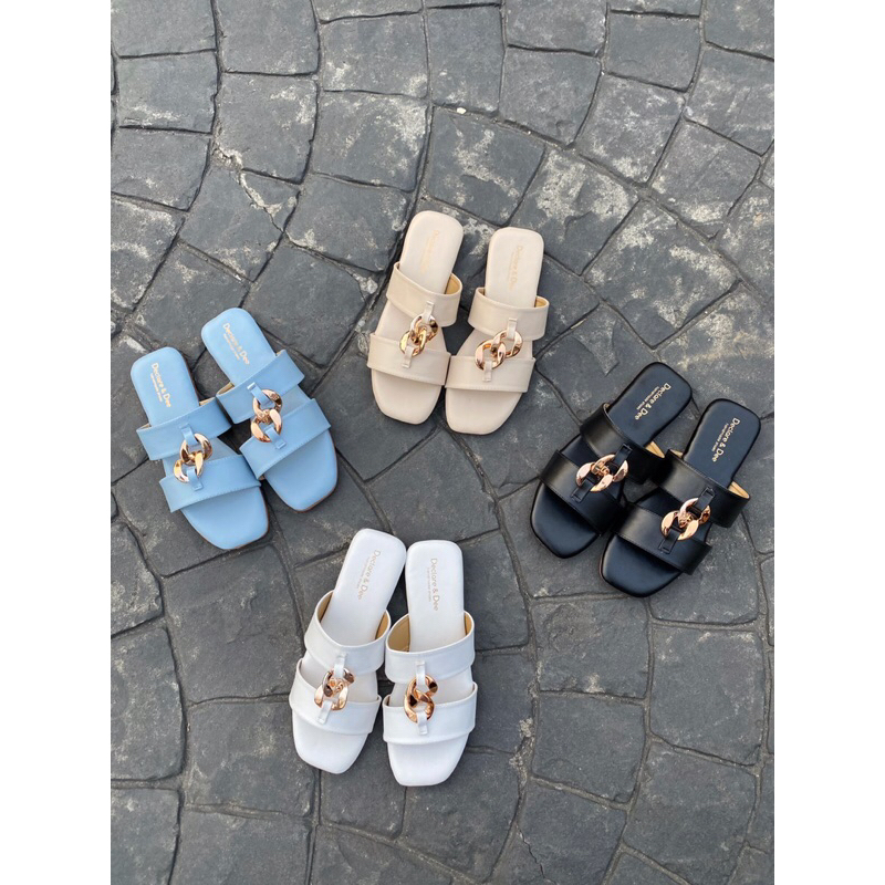 DECLARE&amp;DEE IRISH SANDAL FLAT WANITA MEWAH