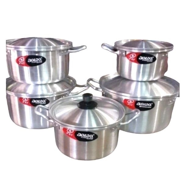 PANCI SET JAWA ALUMINIUM ISI 5pcs • MASPION