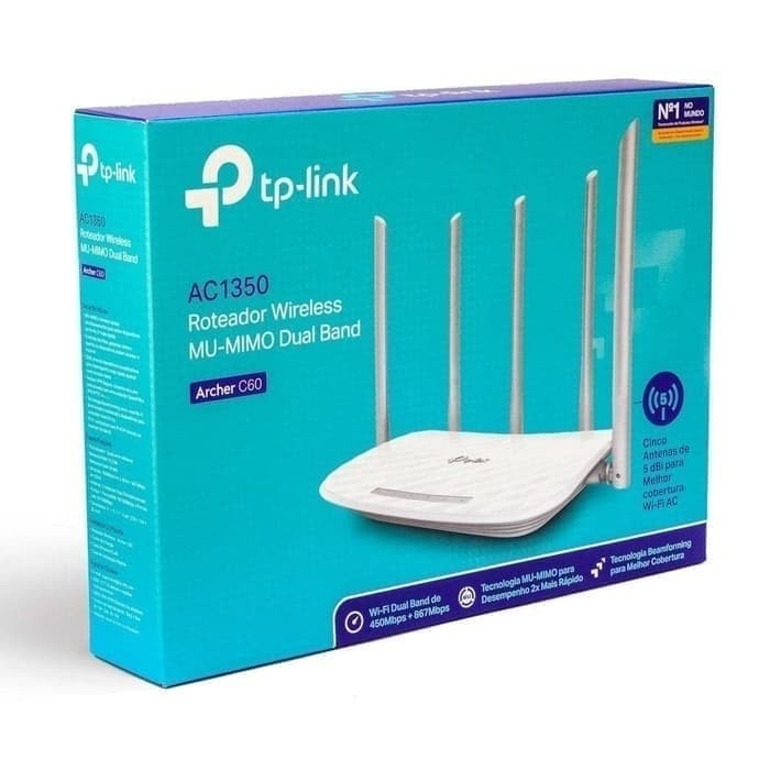 TPLINK Archer C60 AC1350 Wireless Dual Band Router