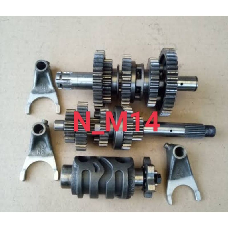 Gigi rasio set Megapro mono seken copotan