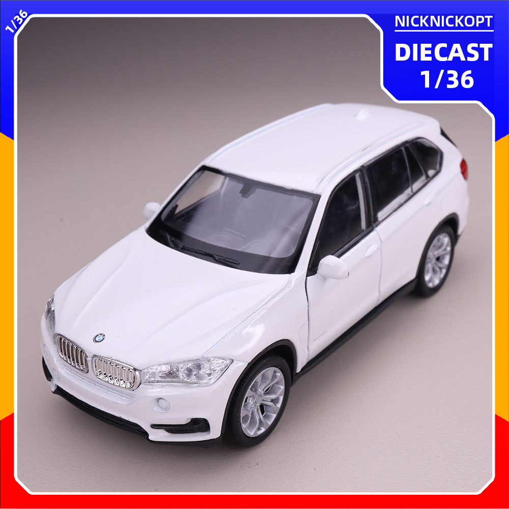 Miniatur Mobil Welly BMW X5 Diecast Skala 1:36 Mainan Koleksi