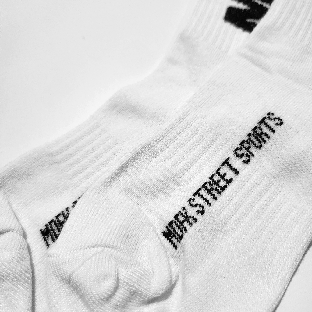 MDFK Basic socks WHITE (kaos kaki basic mdfk)