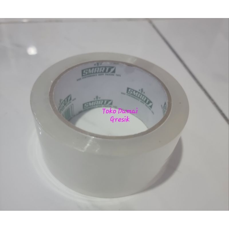 Isolasi Plakban Smart bening 2&quot; transparan. Lakban 2 dim 48mm 100 Yard