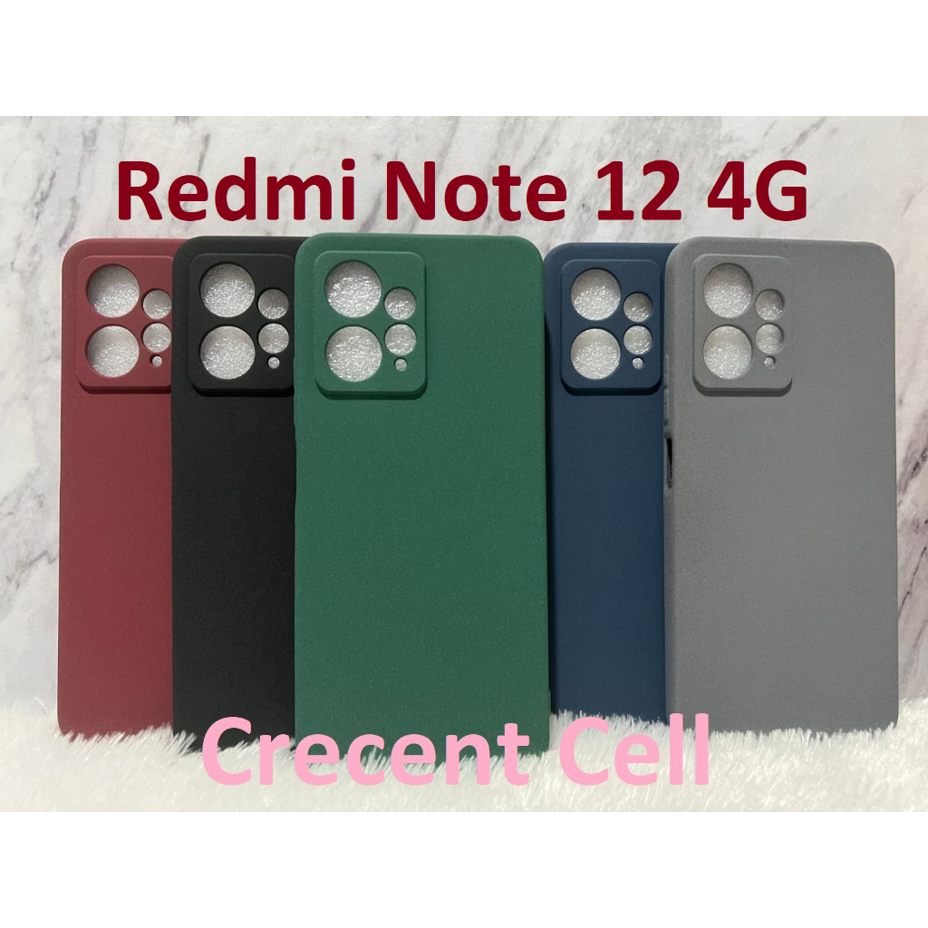 Soft Case Silikon Redmi Note 12 4G Redmi Note 12 Pro 4G Redmi Note 12 Pro 5G Redmi Note 12s Slim Matte Silikon Sandstone