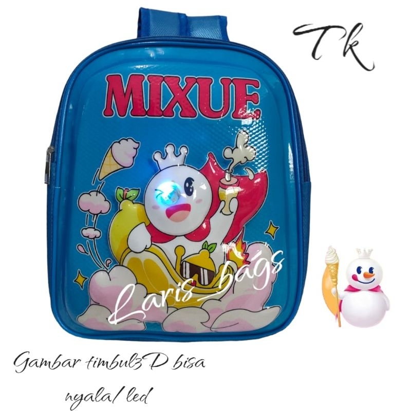 tas anak sekolah mixue/tas anak tk mixue timbul/tas anak sd mixue timbul led/tas anak ransel perempuan/tas anak sekolah tk/tas anak terlaris/tas anak murah