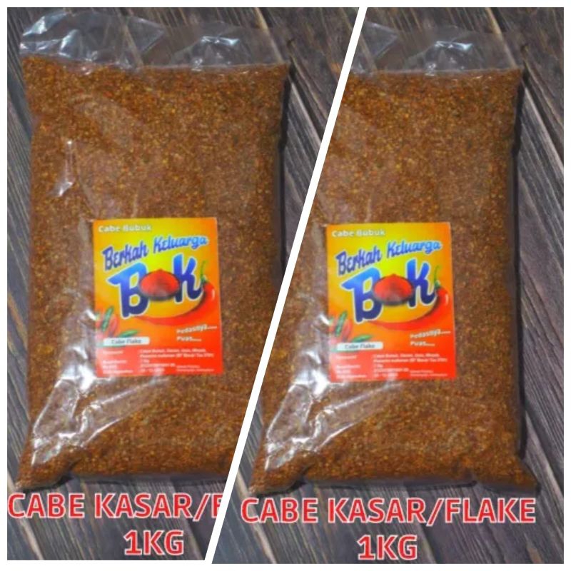 

Cabe bubuk kasar cabe flake super 1kg