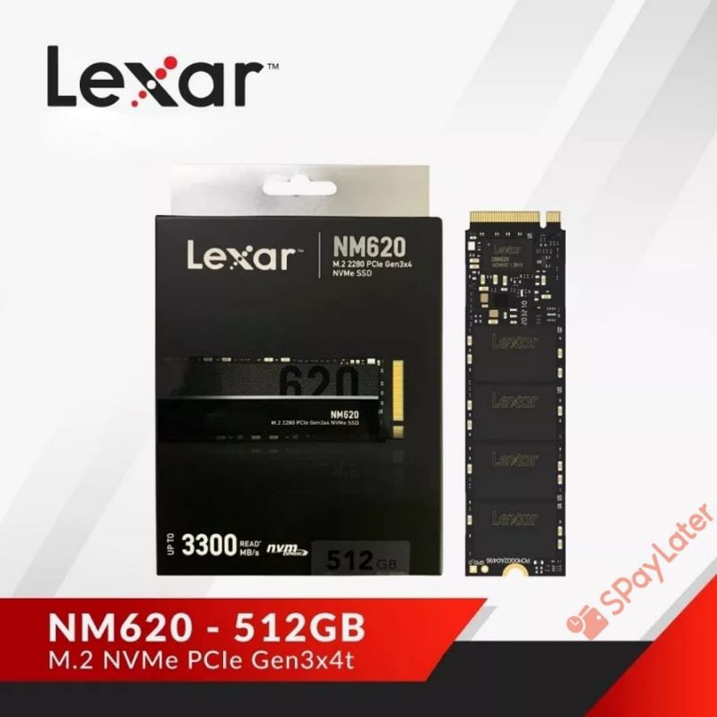 Lexar SSD Type NM620 512GB Black