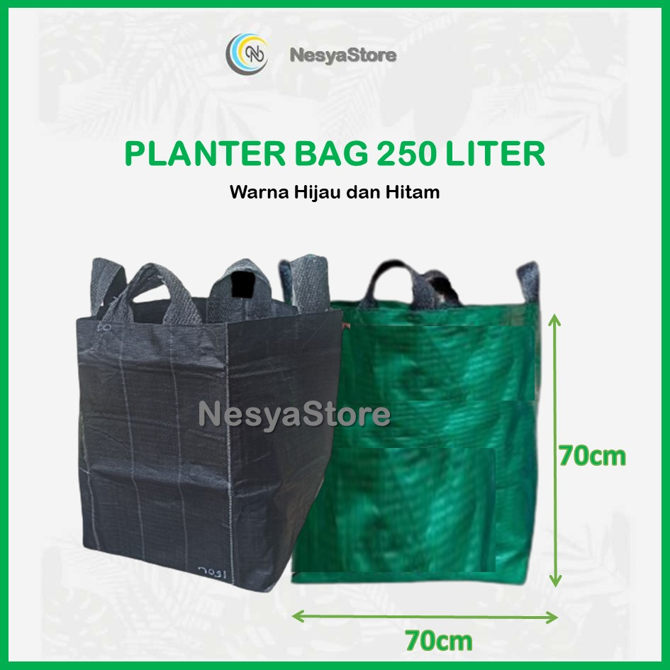 Planter Bag 250 Liter 70x70 Wadah Pot Tanaman Tabulampot Jumbo - PlanterBag Jumbo