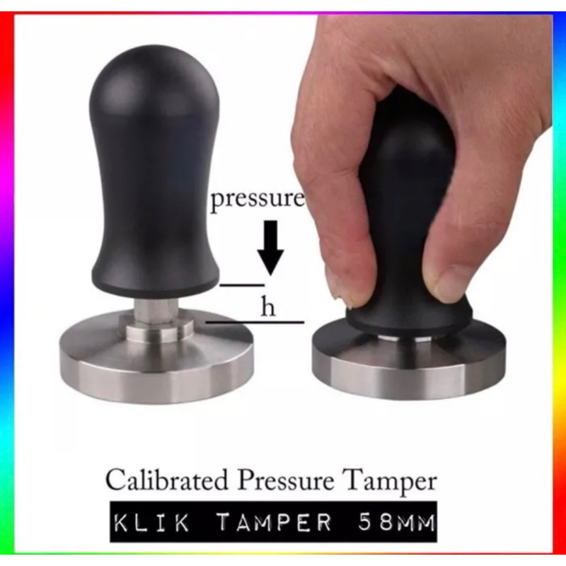 

tamper coffe click 58 mm