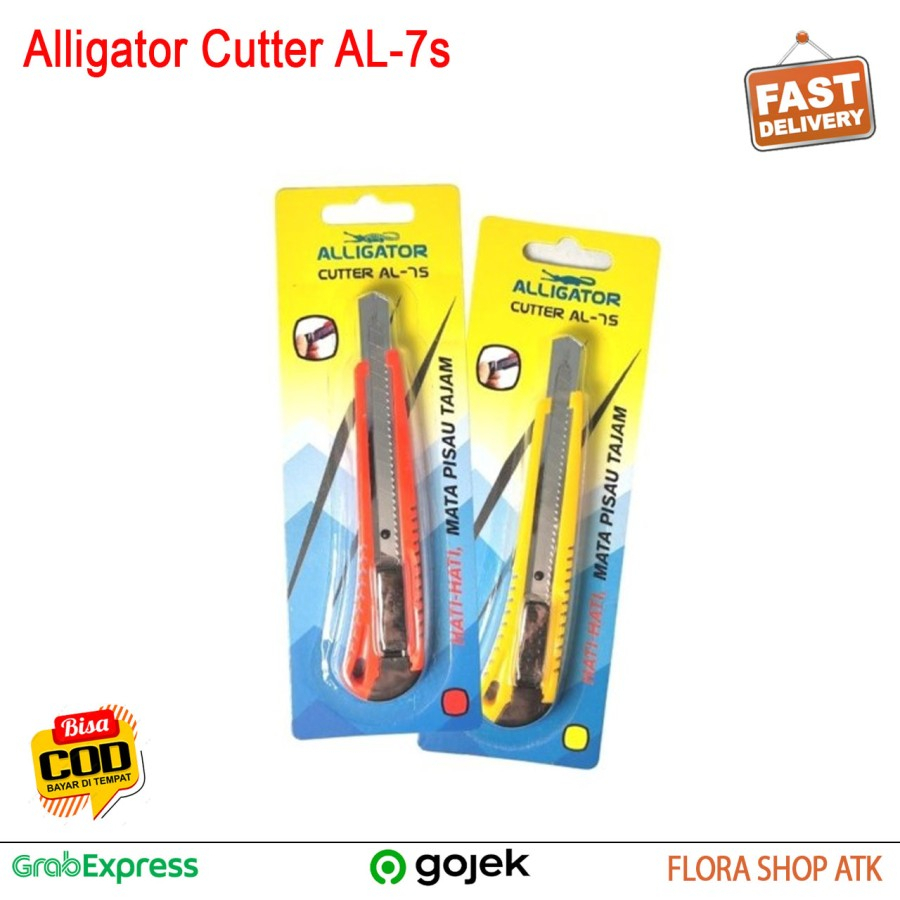 

Pisau Cutter Alligator AL 75 Cutter Pemotong Kertas Super Tajam