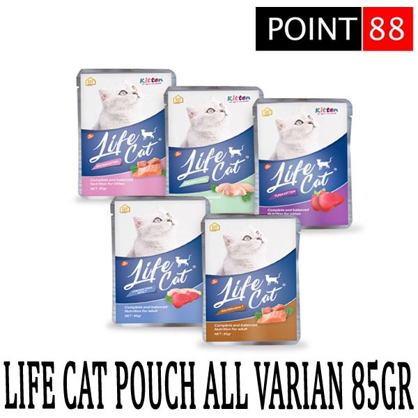 LIFE CAT Pouch All Varian 85Gr (Grab/Gosend)