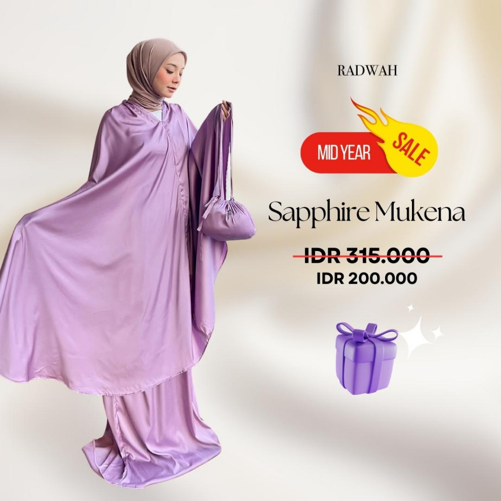 Radwah - Premium Sapphire Mukena