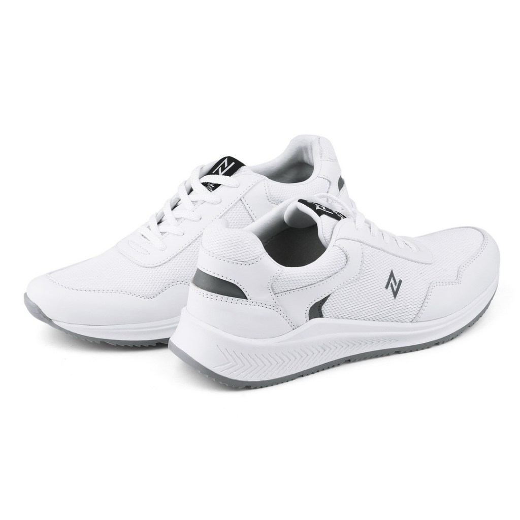 LUCKY WHITE - KING009 - Sepatu Sneakers Pria Original - Sepatu Pria Sneakers - Sepatu Pria Keren - Sepatu Pria Casual - Sneaker Cowok