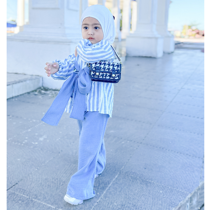 3-5TH SETELAN ANAK MAISHA ONE SET ANAK PEREMPUAN CRINKLE