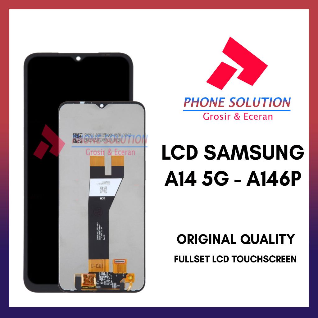 LCD Samsung Galaxy A14 5G SM-A146P Contrass Small Fullset Touchscreen // Supplier LCD Garansi 1 Bulan